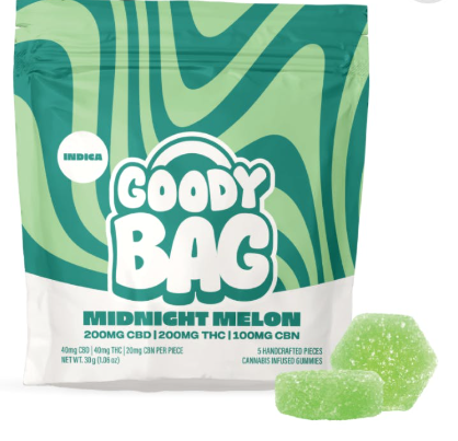 Photograph of product: Gummies | Goody Bag | Midnight Melon [5pk]