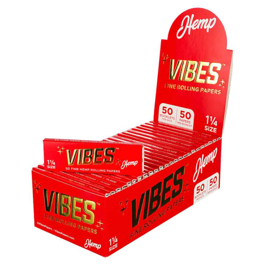 Photograph of product: (PAPER) VIBES HEMP PAPER - 1 1/4