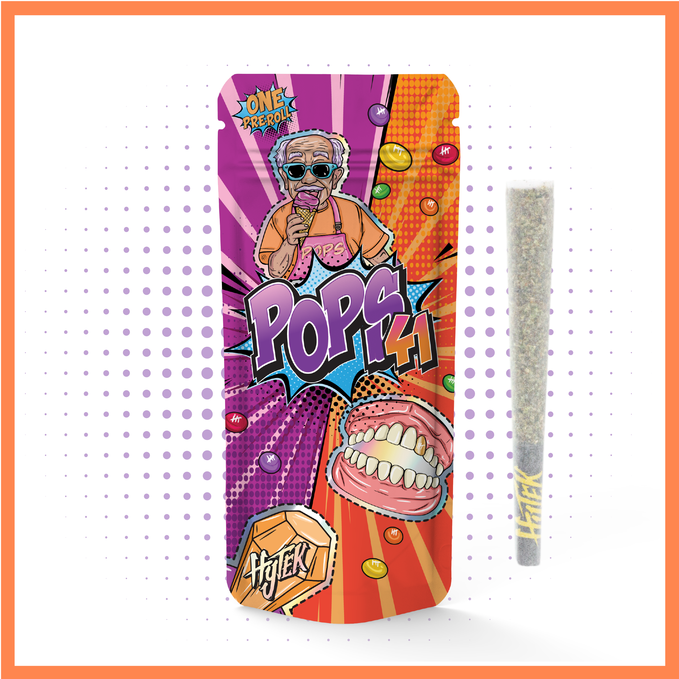 Photograph of Product: Hytek - Popz 41 Pre-Roll 1g