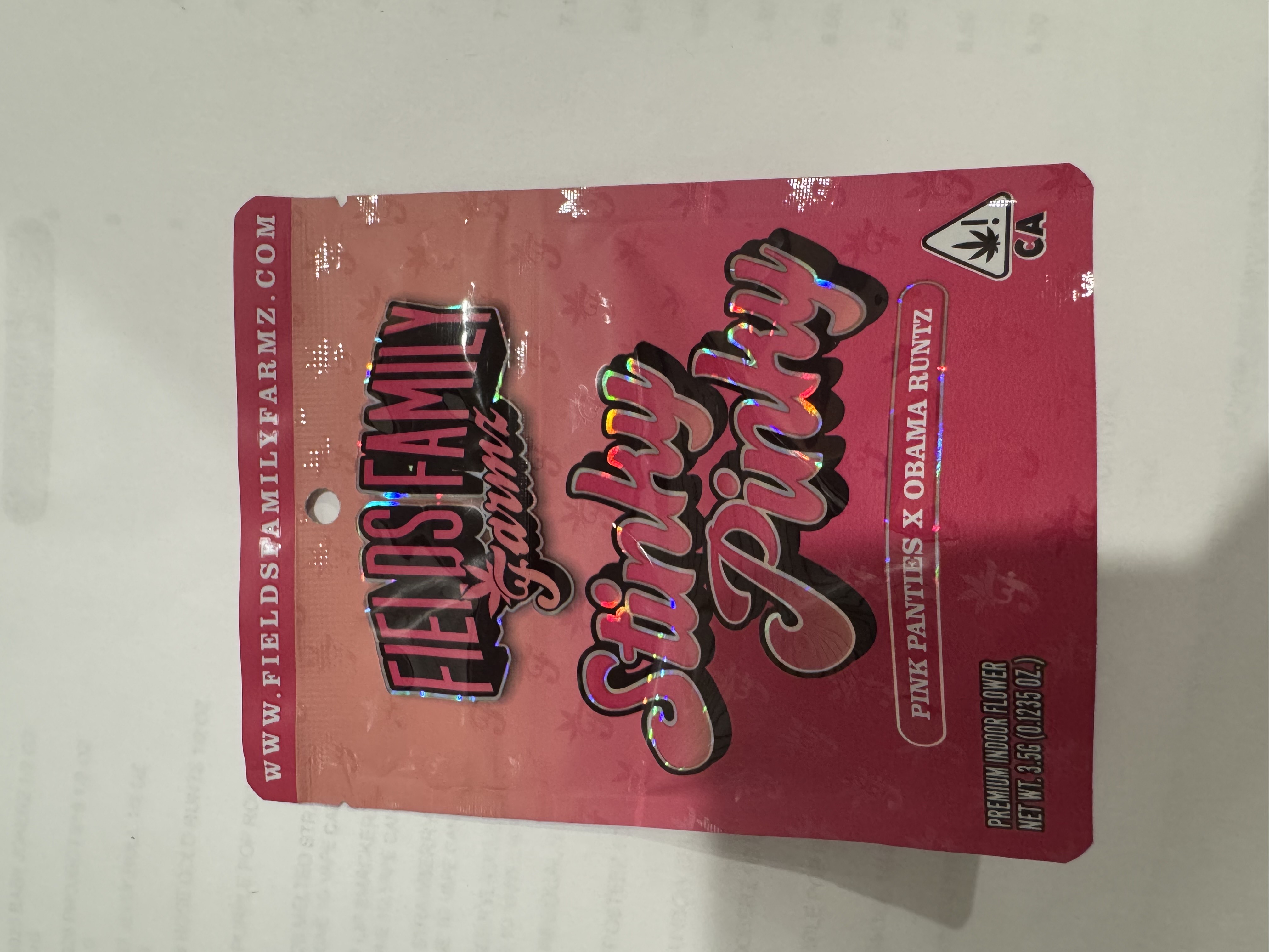 Photograph of product: STINKY PINKY 3.5G FLOWER - 3.5 G