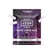 Photograph of Product: Voon Pouch Super Lemon Haze 100mg