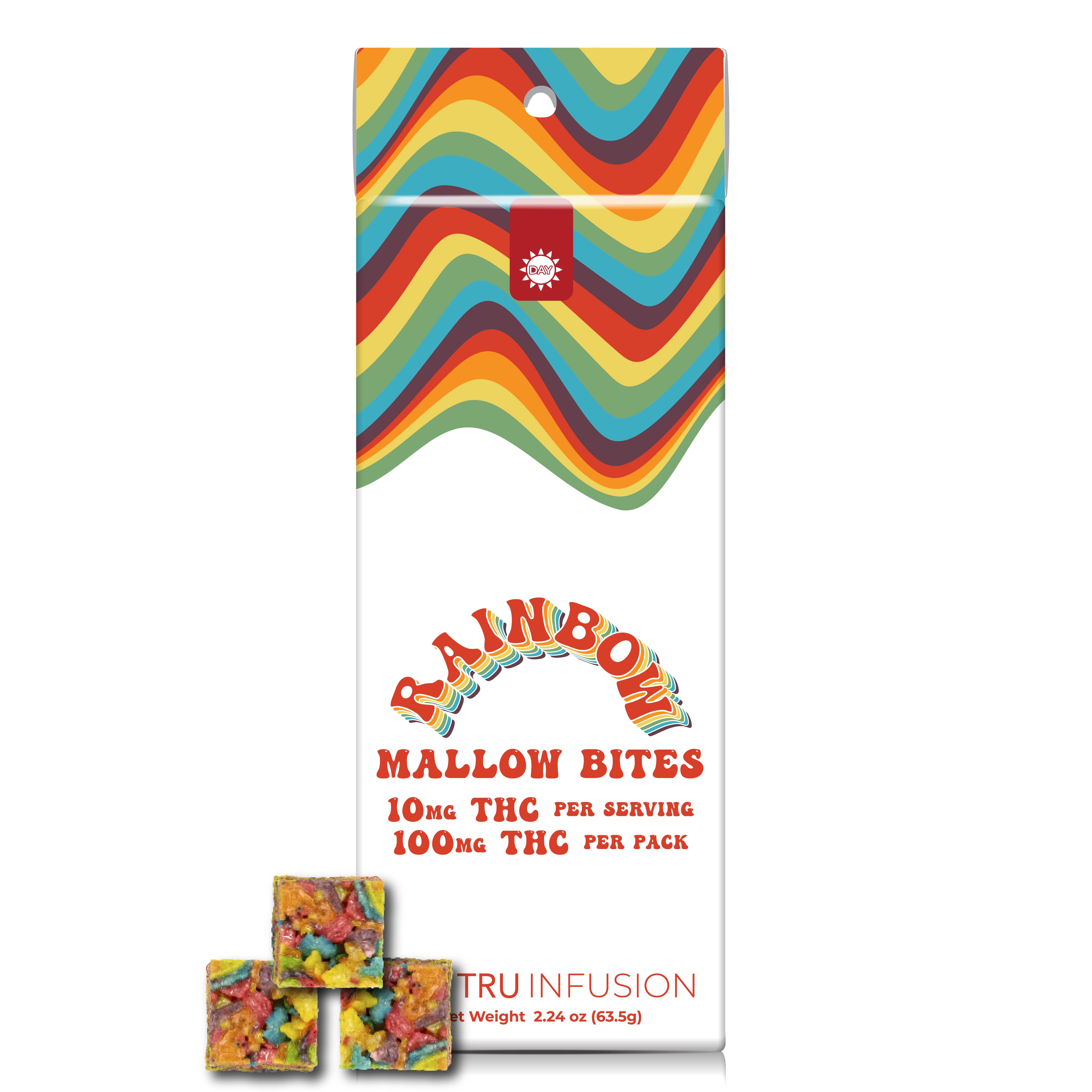 Photograph of Product: Rainbow Mallow Bites Day | 10 x 10mg