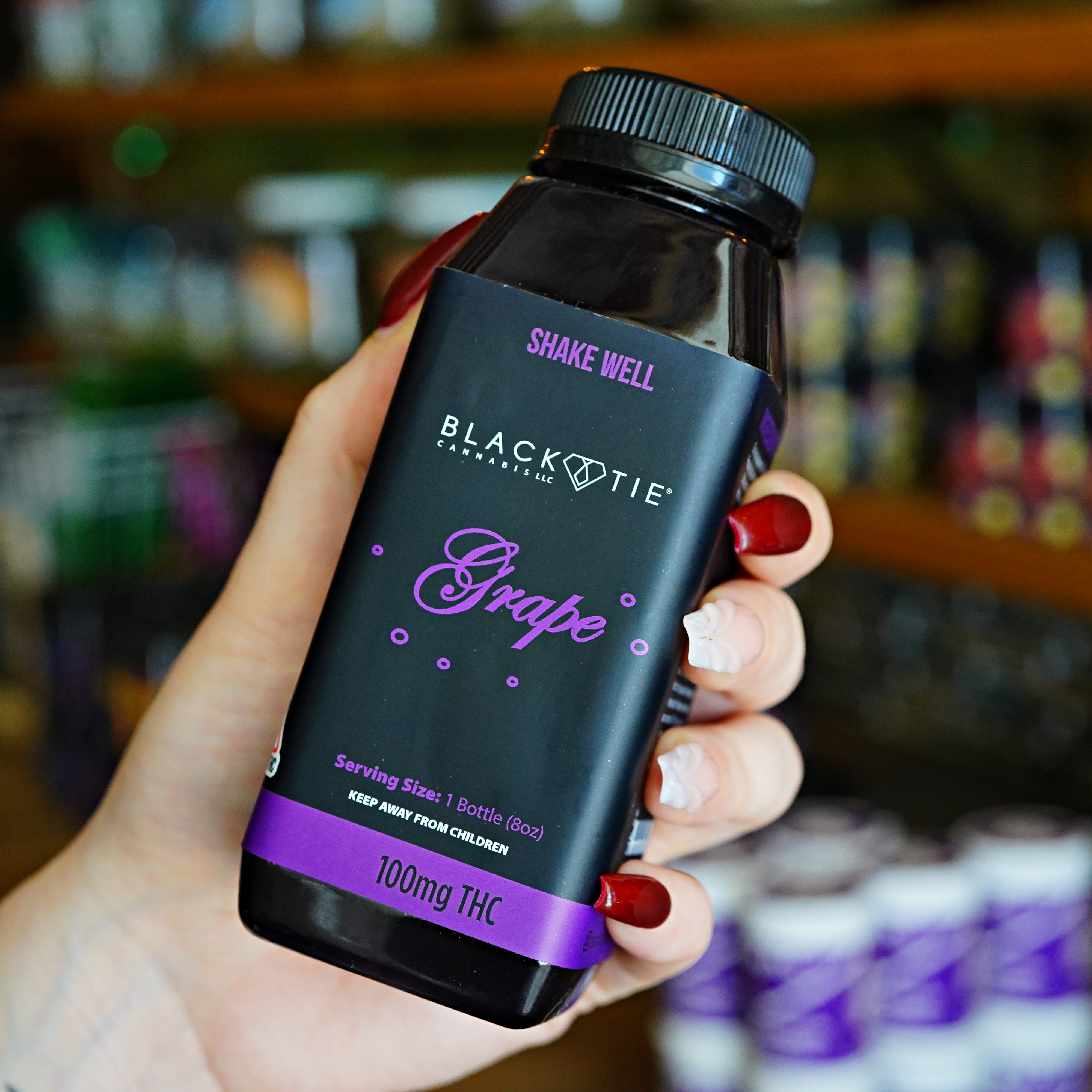 Photograph of product: (Black Tie 100mg) Grape