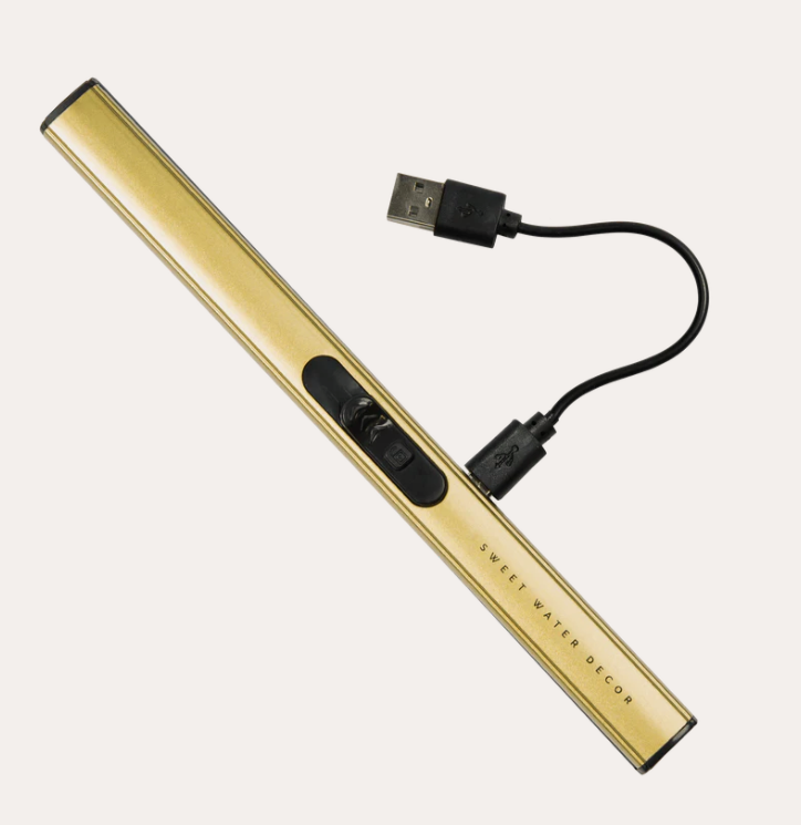 Photograph of product: Sweet Water Decor - USB Rechargeable Lighter (Gold)