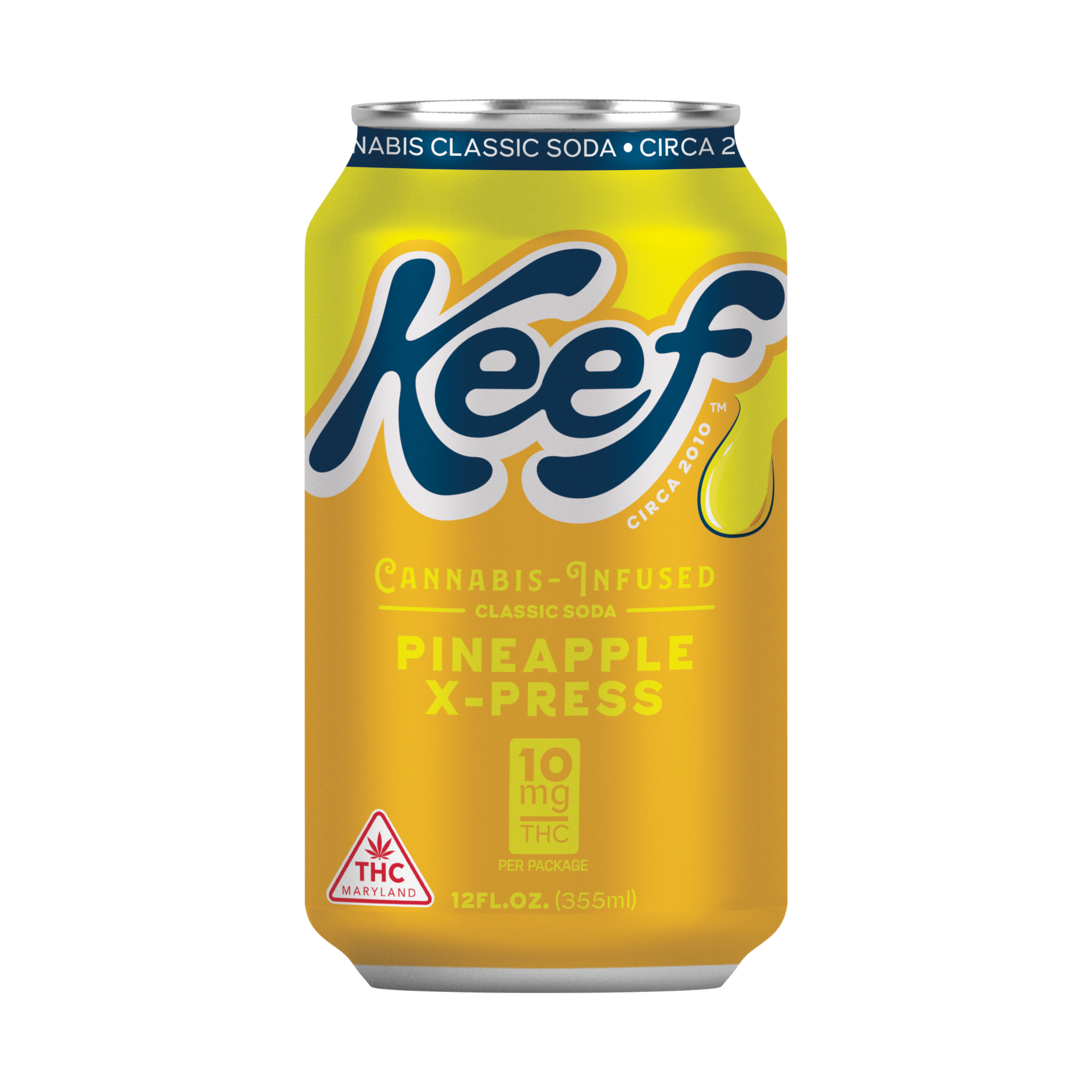 Photograph of product: KC Pineapple X-Press Soda 10mg $7