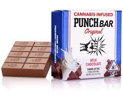Photograph of product: Punch - Edibles - Chocolate - Milk Chocolate - 100MG