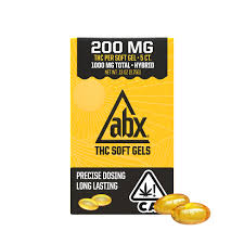 Photograph of product: ABX Soft Gel Capsules 200MG 5ct