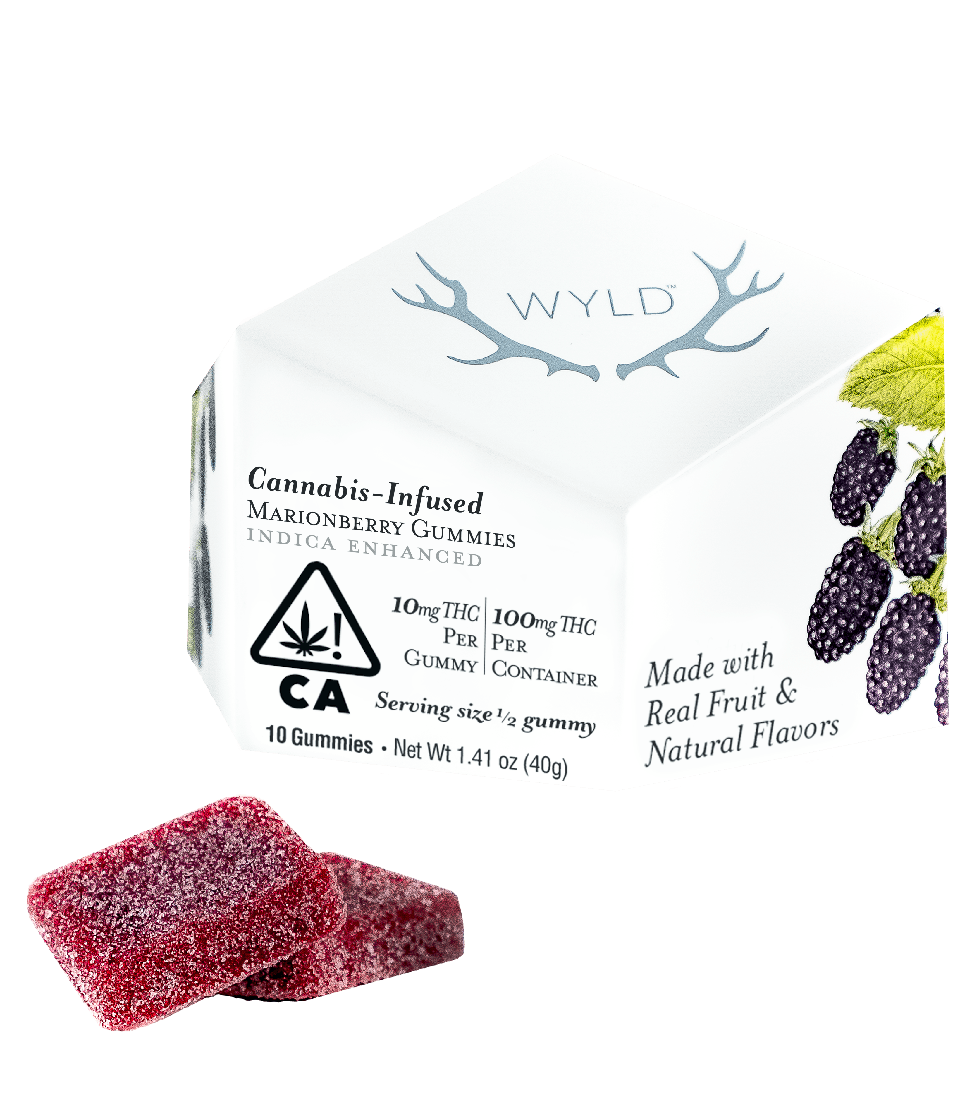 Photograph of product: Gummy - Wyld 10pk - Marionberry