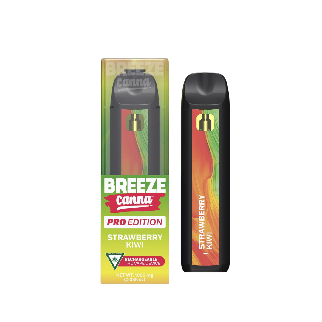 Photograph of product: Breeze Pro | Strawberry Kiwi Disposable Vape | 1g