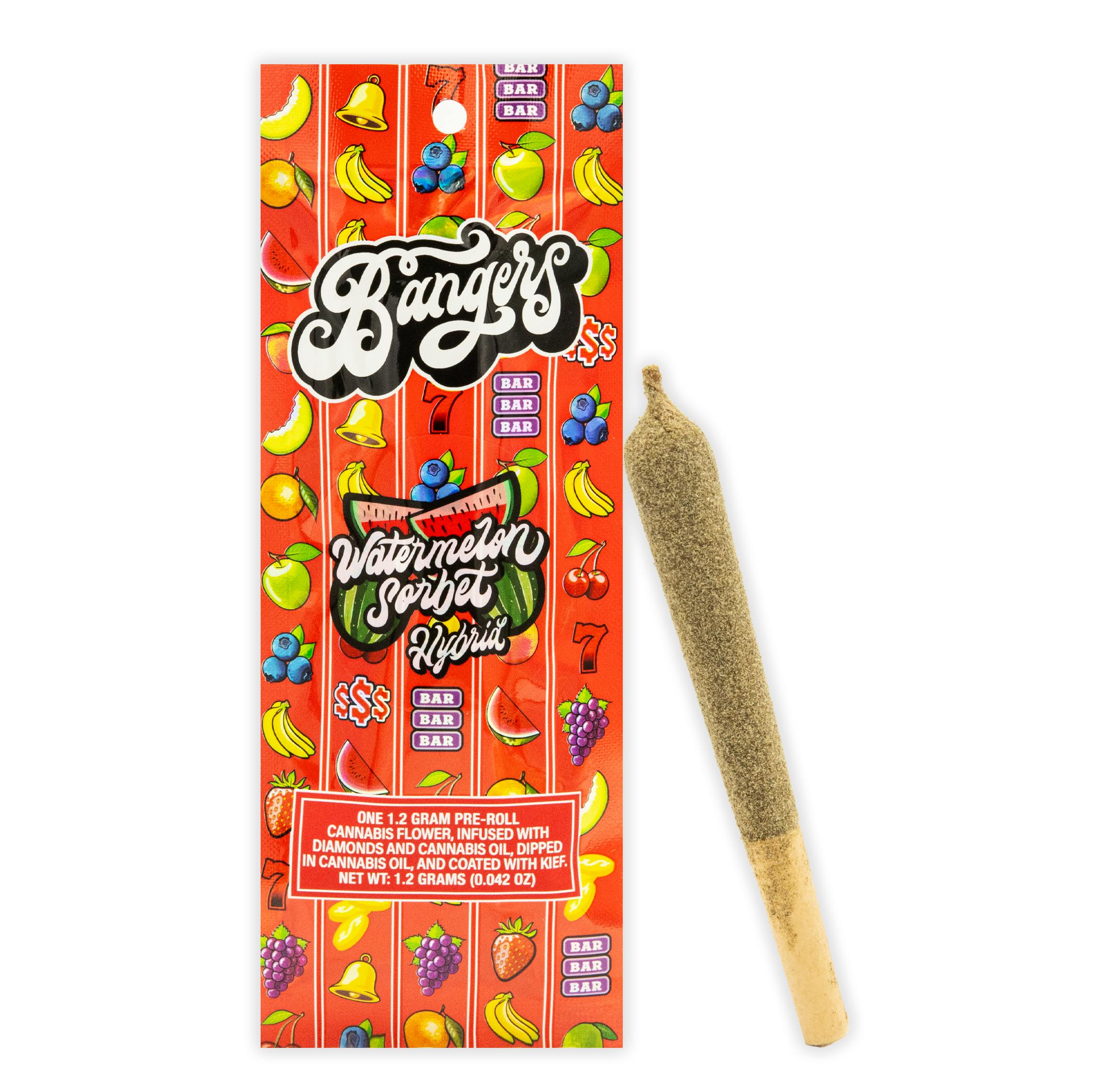 Photograph of product: WATERMELON SORBET INFUSED PRE-ROLL [1.2G]