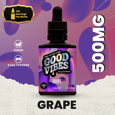 Photograph of product: Grape Fast-Acting Syrup  30ml  (500mg)