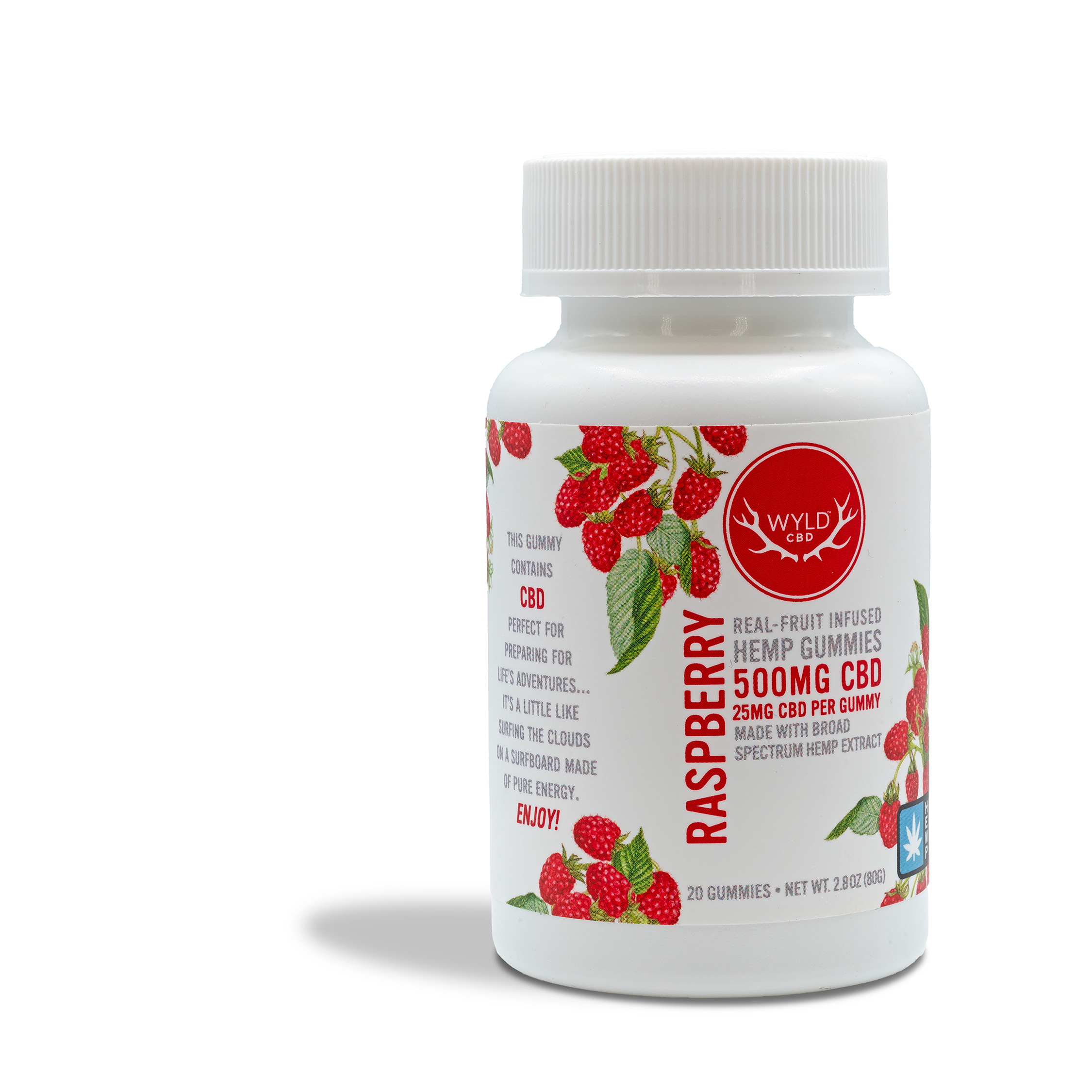 Photograph of product: Wyld - Raspberry CBD Gummies - 2.8oz