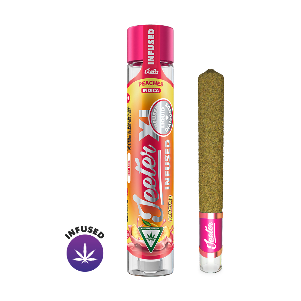 Photograph of instaPanelPhoto: Peaches Jeeter XL Infused Pre-Roll | 2g