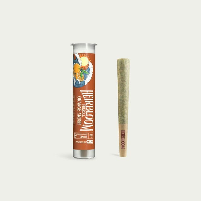 Photograph of product: Heirbloom - Orange Crush Pre-Roll 0.75g - Heirbloom - Orange Crush Pre-Roll 0.75g