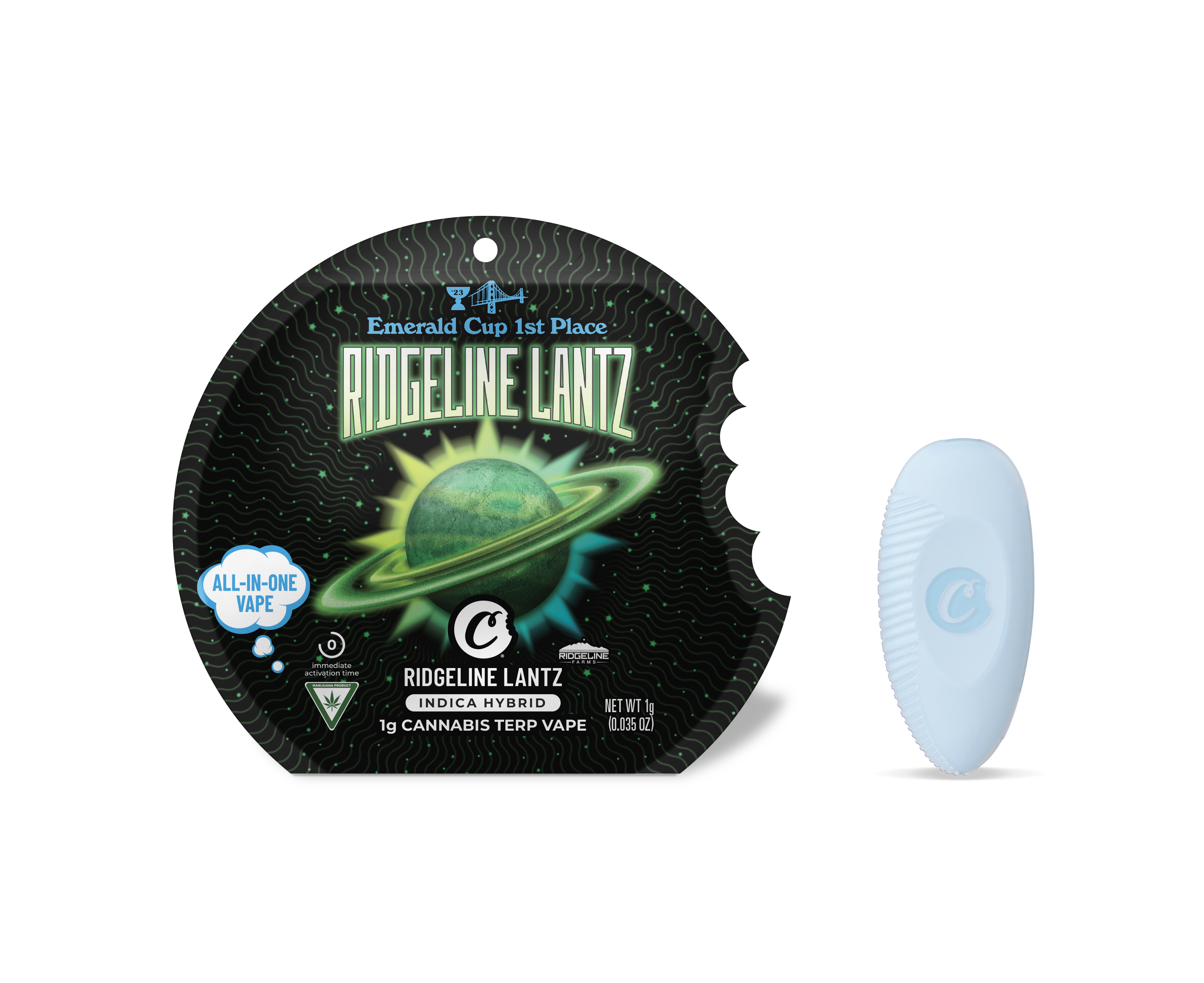 Photograph of product: Cookies - Disposable - Ridgeline Lantz (1g)
