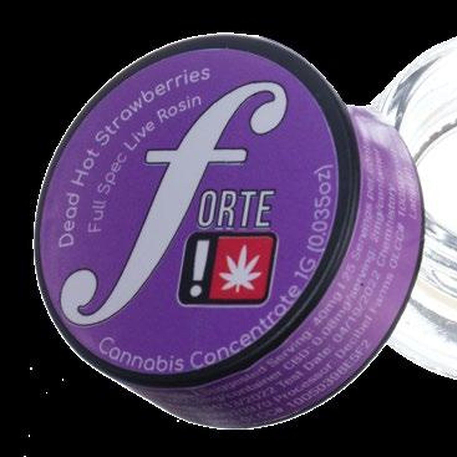 Photograph of product: Forte - Macaroon 1g Live Rosin