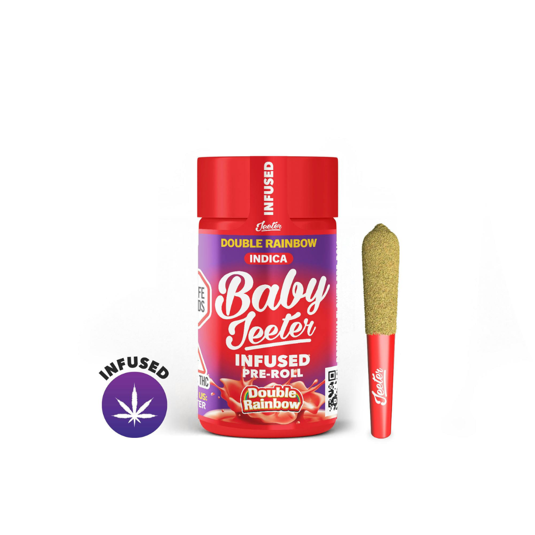 Photograph of product: Jeeter - 2.5g Baby Jeeter 5pk - Double Rainbow