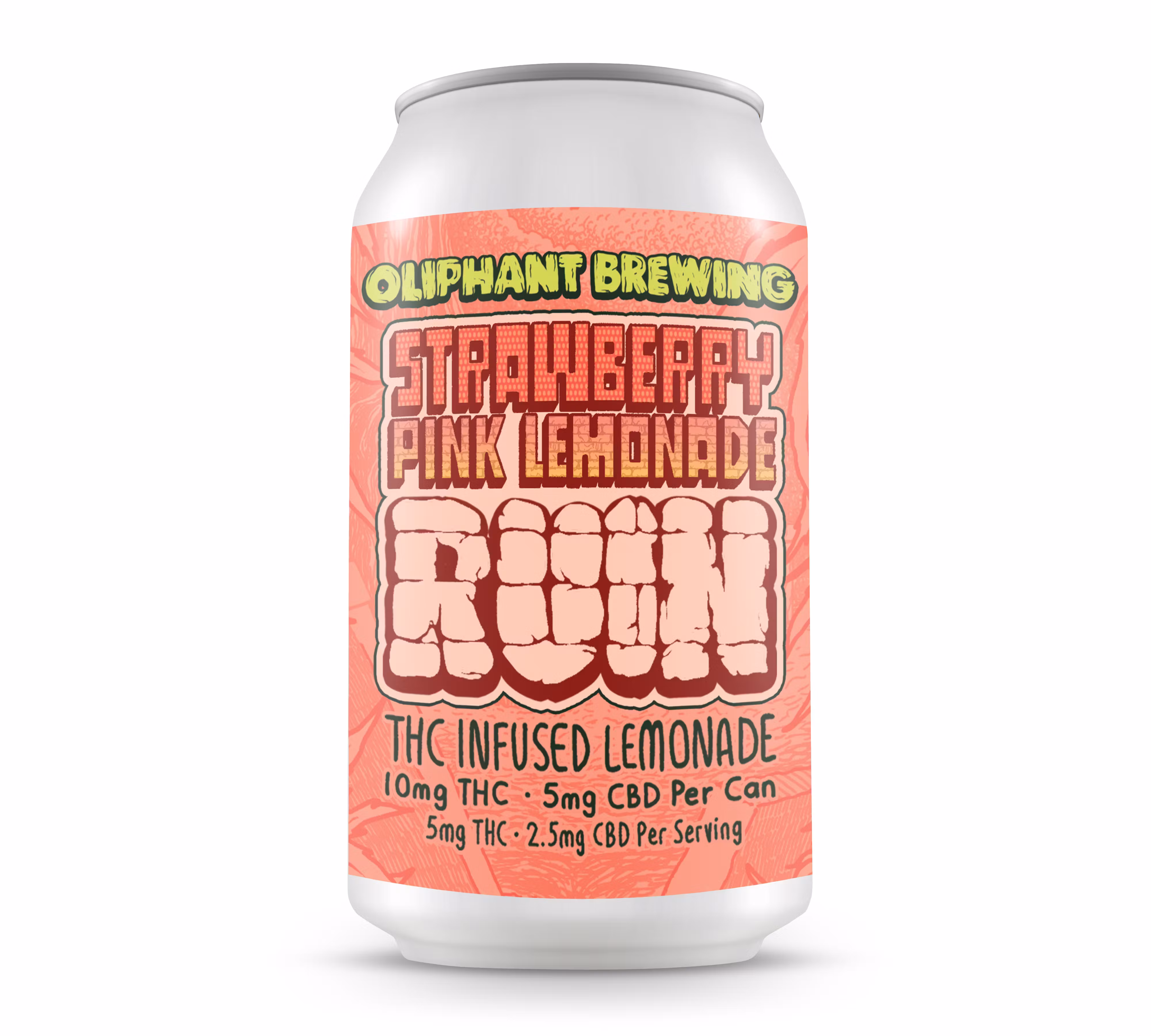 Photograph of product: Strawberry Lemonade | 10mg | 5mg CBD | 4pk