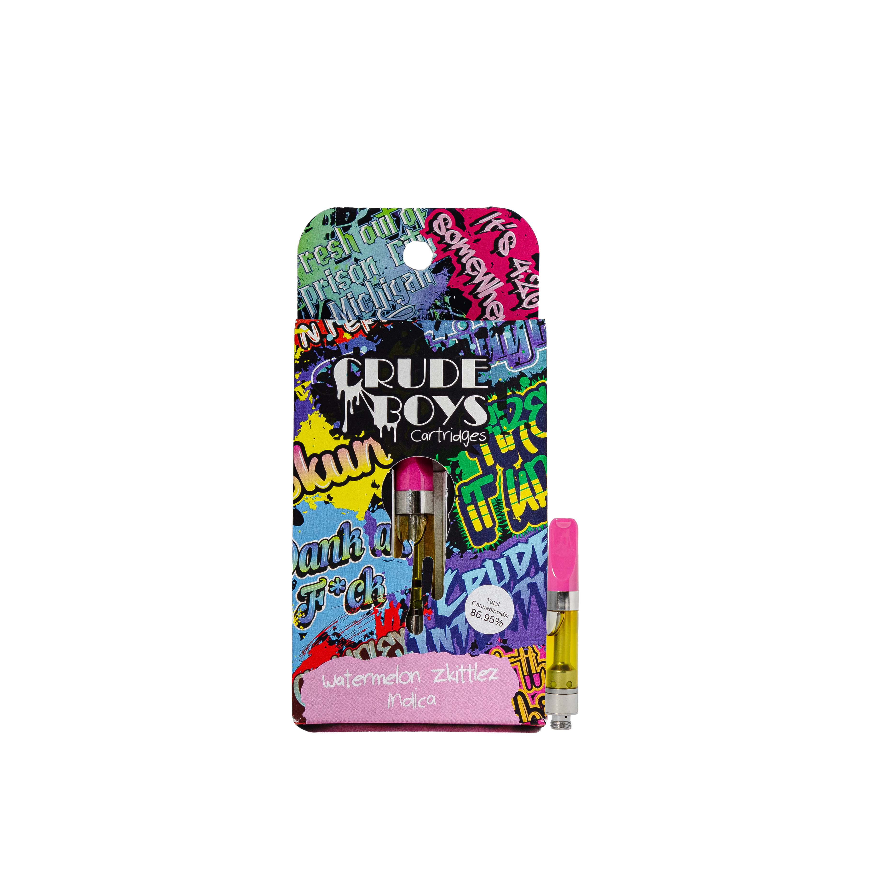 Photograph of product: CRUDE BOYS | Vape Cart Watermelon Zkittlez