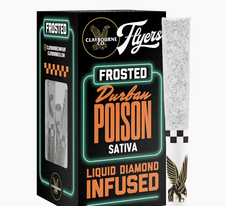 Photograph of product: Durban Poison Frosted Flyers 5pk