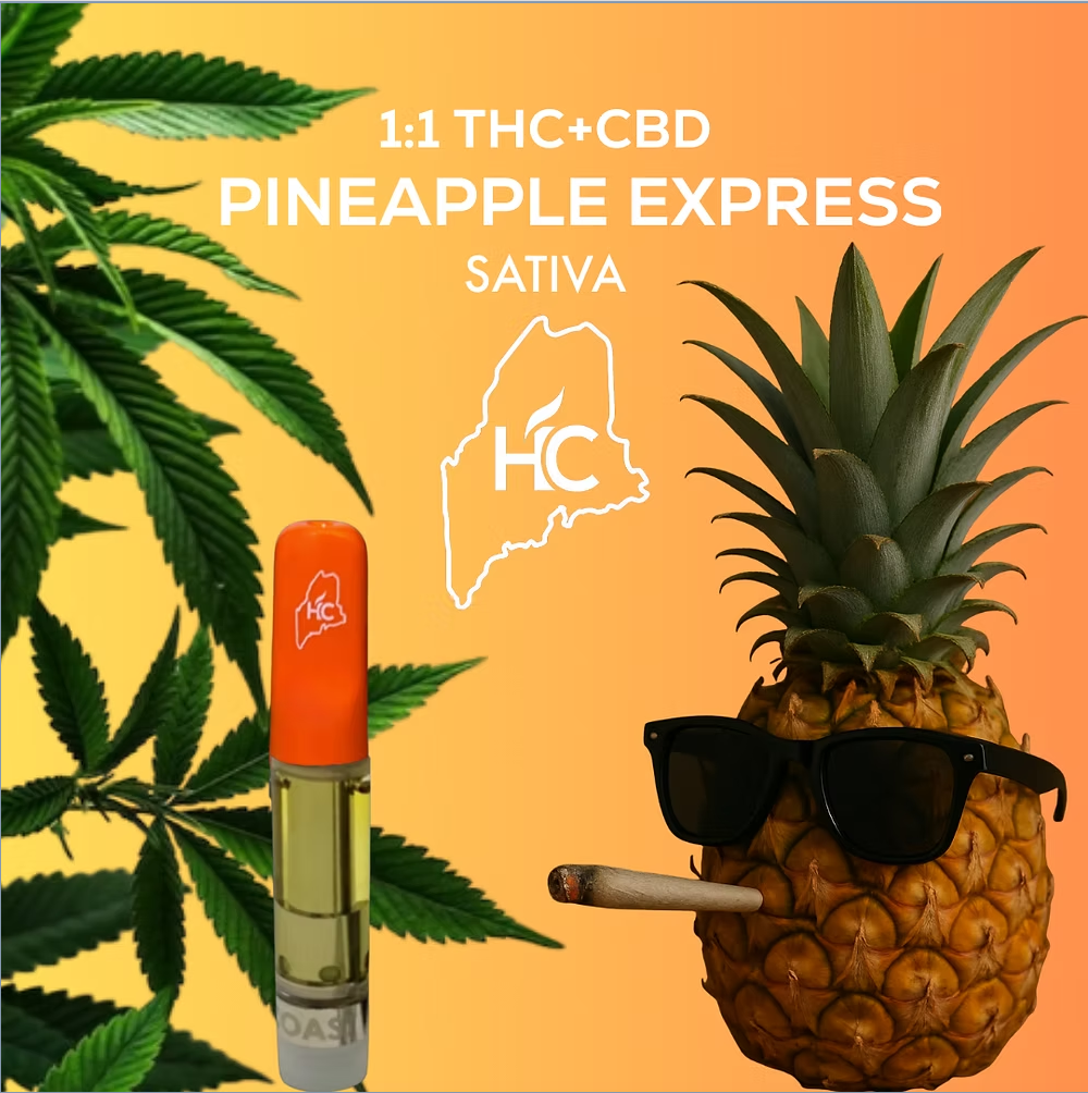 Photograph of product: 1:1 CBD/TH-oui Pineapple Express Cart (High Coast)