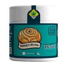 Photograph of product: Dewey Honey Buns Flower Oui'd Hybrid 3.5g