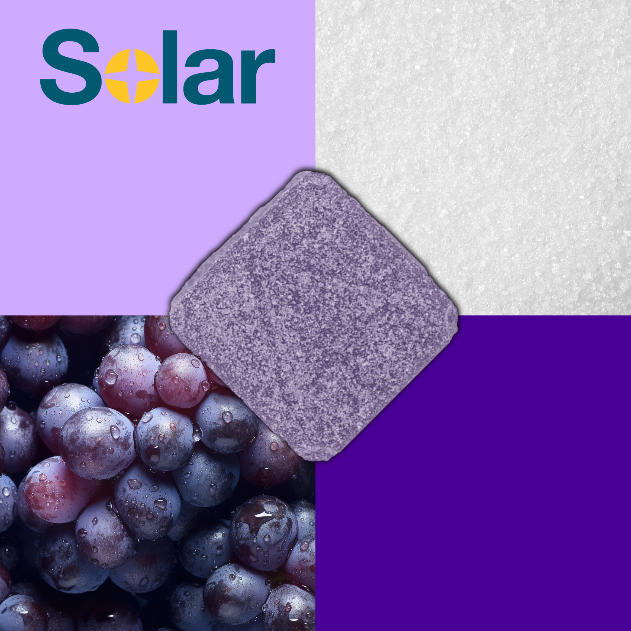 Photograph of product: Burst | Grape |  Solar Gummies | 20pk