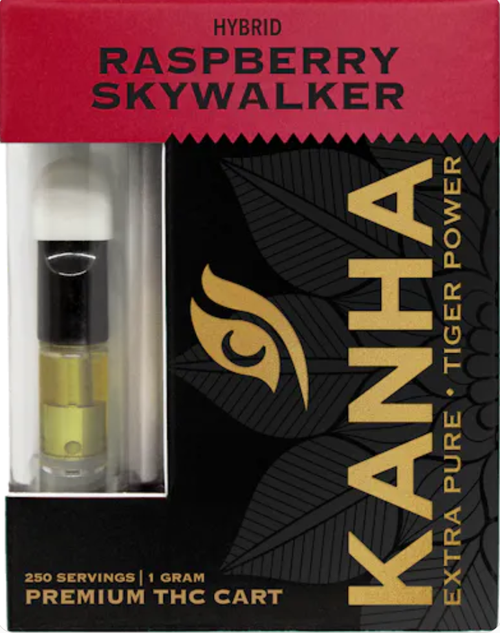 Photograph of product: KANHA  - Vape Cart - Raspberry Skywalker (1g)