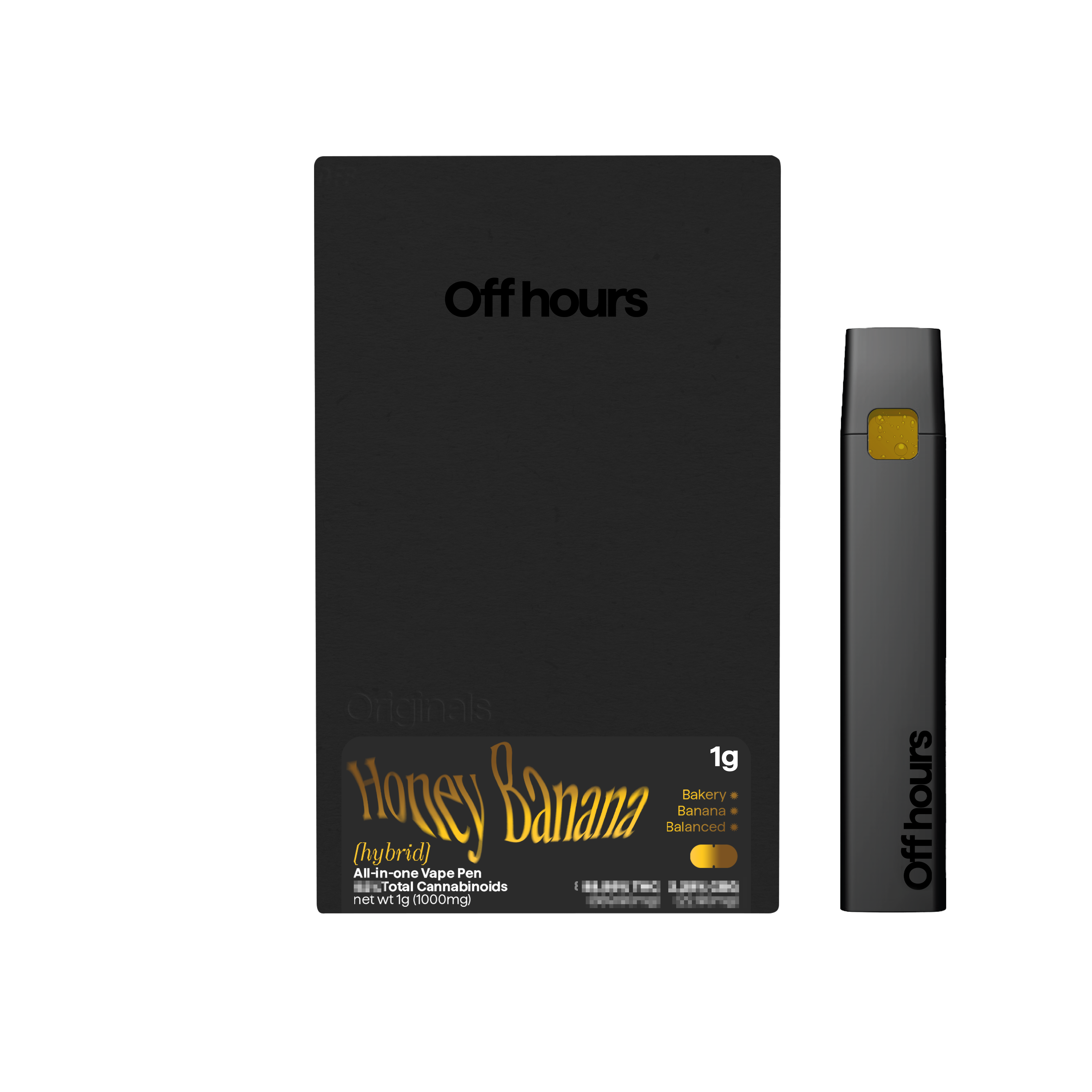 Photograph of product: Off Hours | Honey Banana | Vape AIO