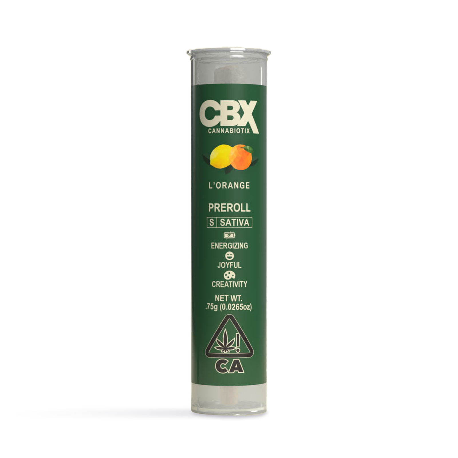 Photograph of product: L'Orange Pre-Roll | 0.75g