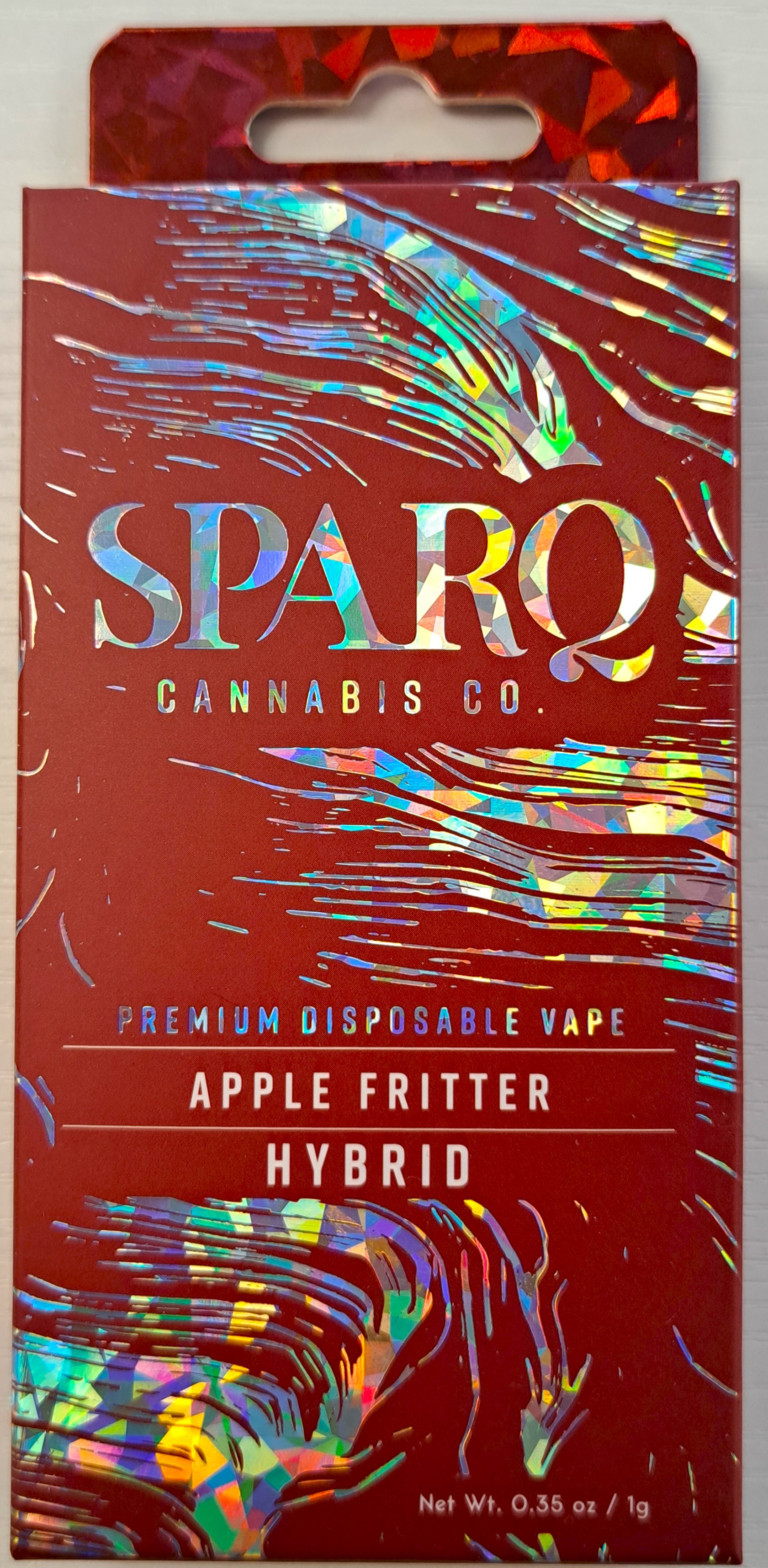 Photograph of product: SPARQ - Apple Fritter  - 1G Disposable