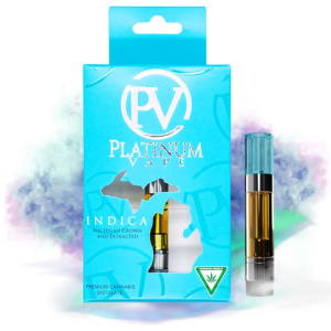Photograph of product: Platinum Vape Trinity Cream 510 Thread Cartridge