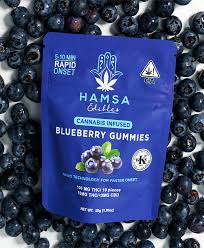 Photograph of product: HAMSA BLUEBERRY GUMMY