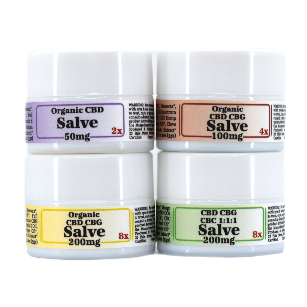 Photograph of product: Healing Rose | Herbal Salve | MINI | Sampler | 4 Pack