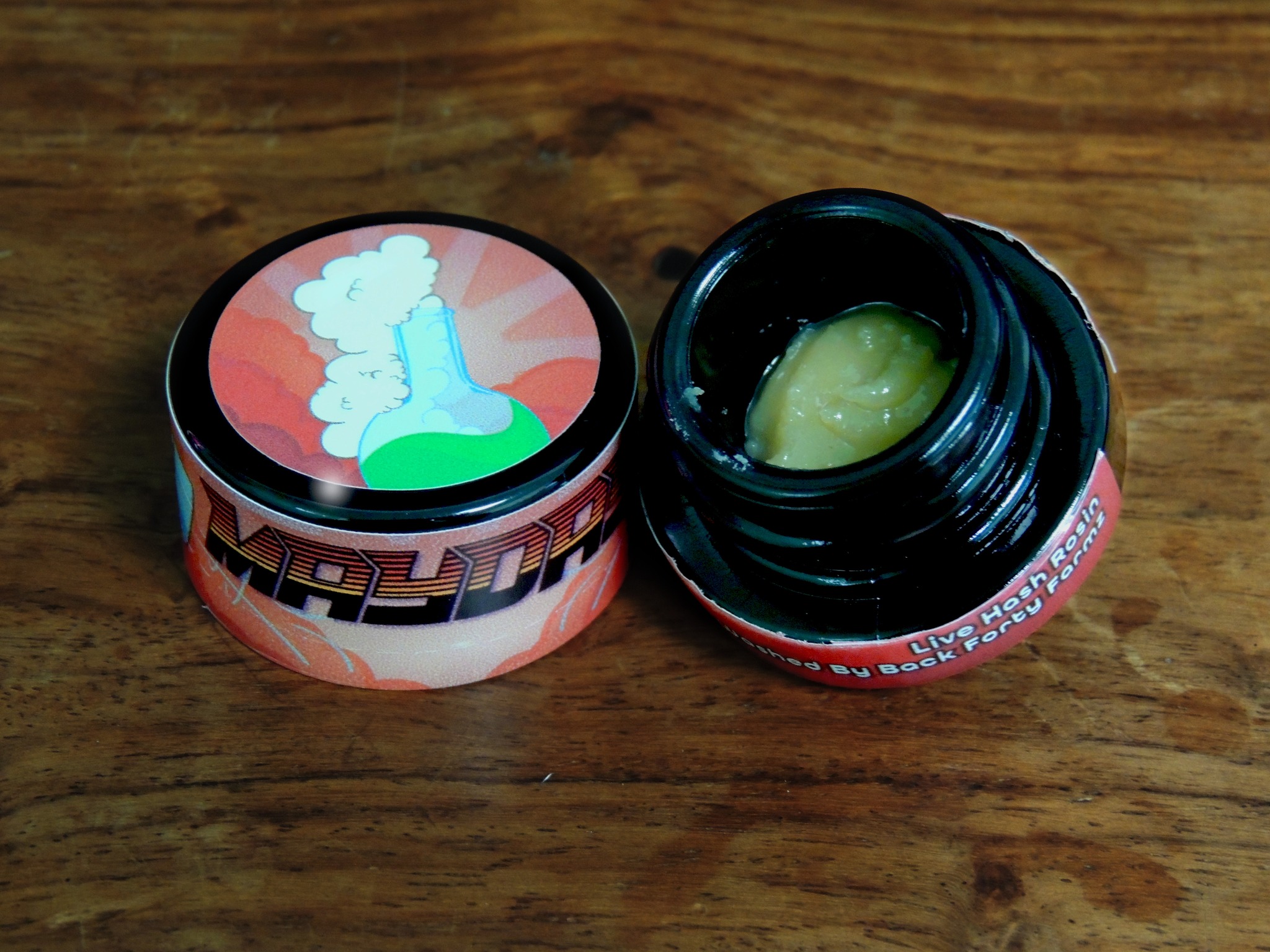 Photograph of product: Mad Science Live Rosin 1G Mayday