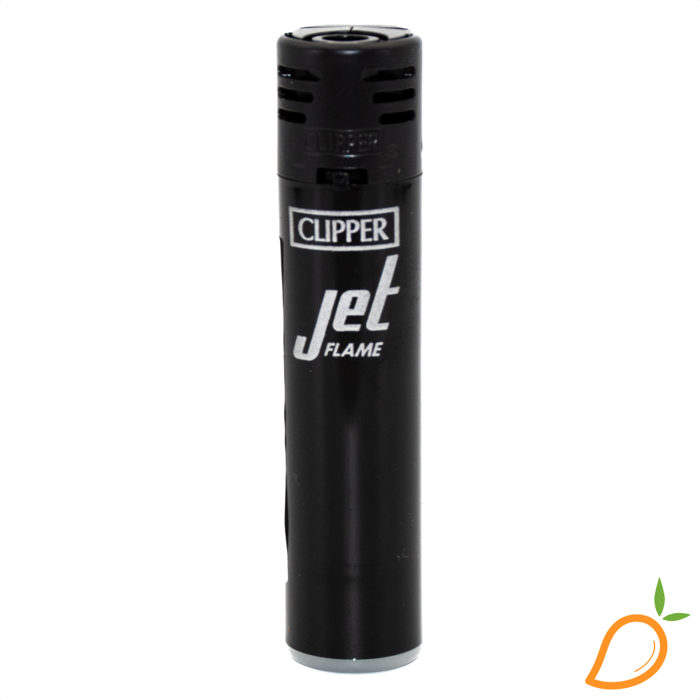 Photograph of product: Black With Clipper Logo Jet Flame Lighter Clipper
