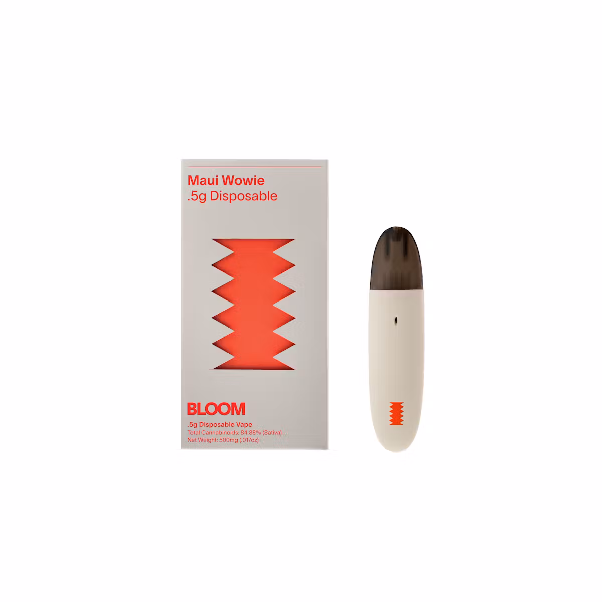 Photograph of Product: Bloom - Maui Wowie Live Resin Disposable Vape - .5g