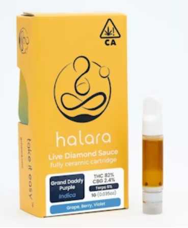 Photograph of product: Grand Daddy Purple Live Resin Sauce Cart [I]