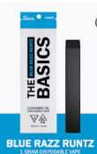 Photograph of product: The Basics - Blue Razz Runtz Disposable