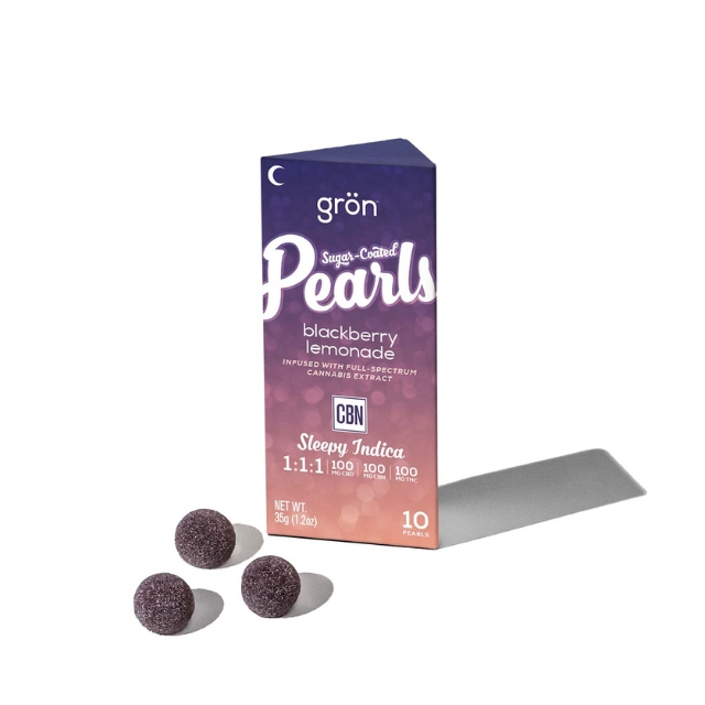 Photograph of product: 1:1:1 Cbd/Cbn/Thc Blackberry Lemonade Gummies 100mg {753}