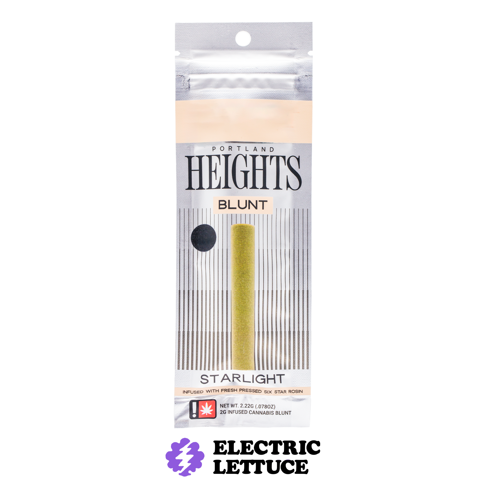 Photograph of product: Portland Heights Durban Squeeze Starlight Infused Blunt 2g