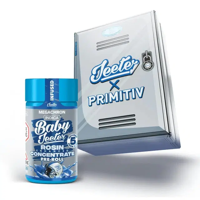 Photograph of product: Jeeter x Primitiv Infused Preroll 5pk - Megachron