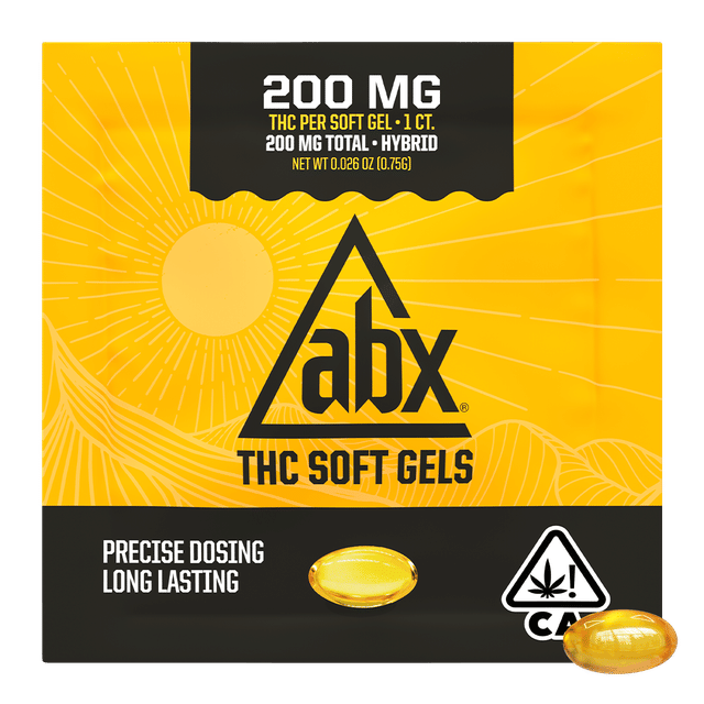 Photograph of product: 200mg THC Soft Gels | 1ct - 