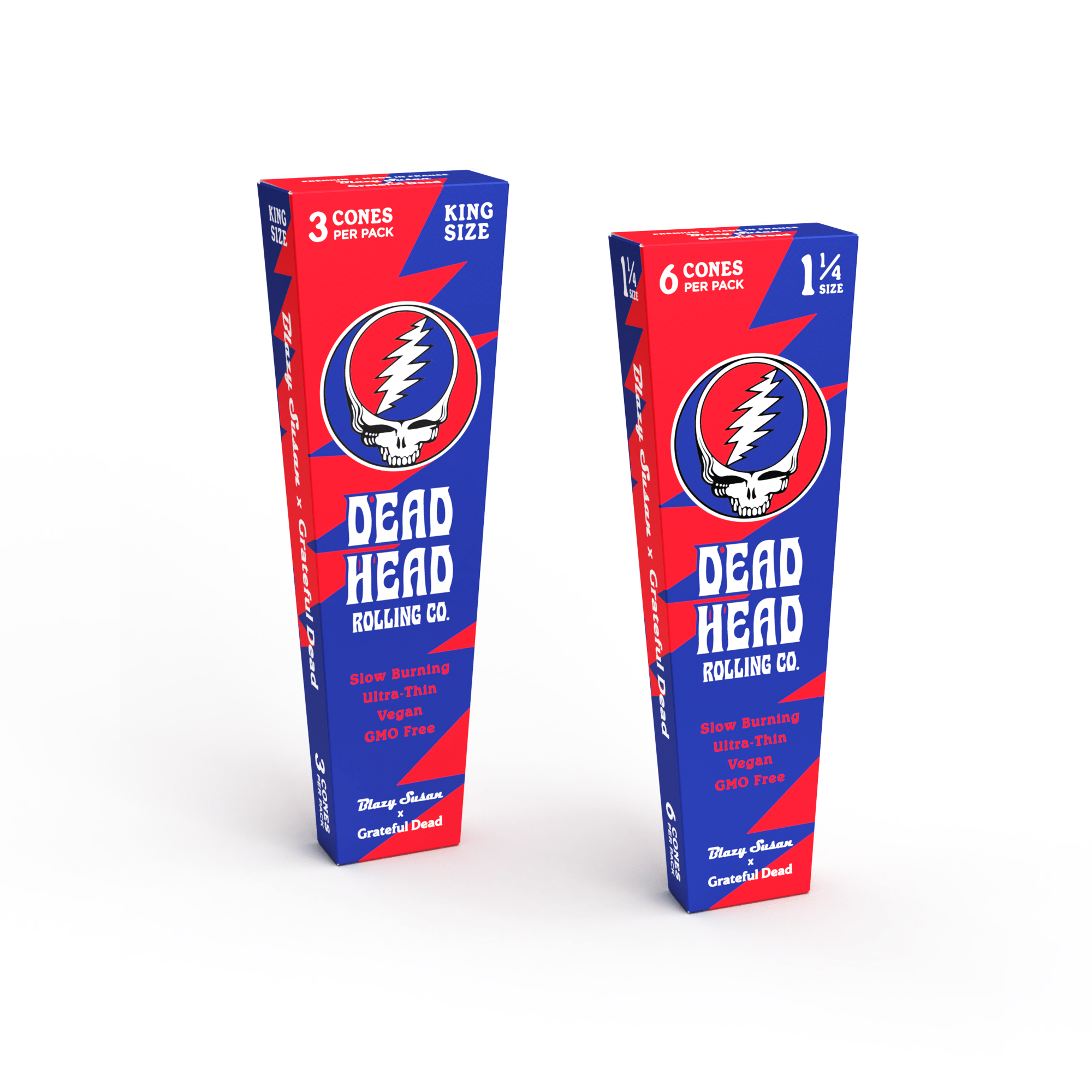 Photograph of product: Blazy Susan x Grateful Dead 1 1/4 Size Cones - 6pk