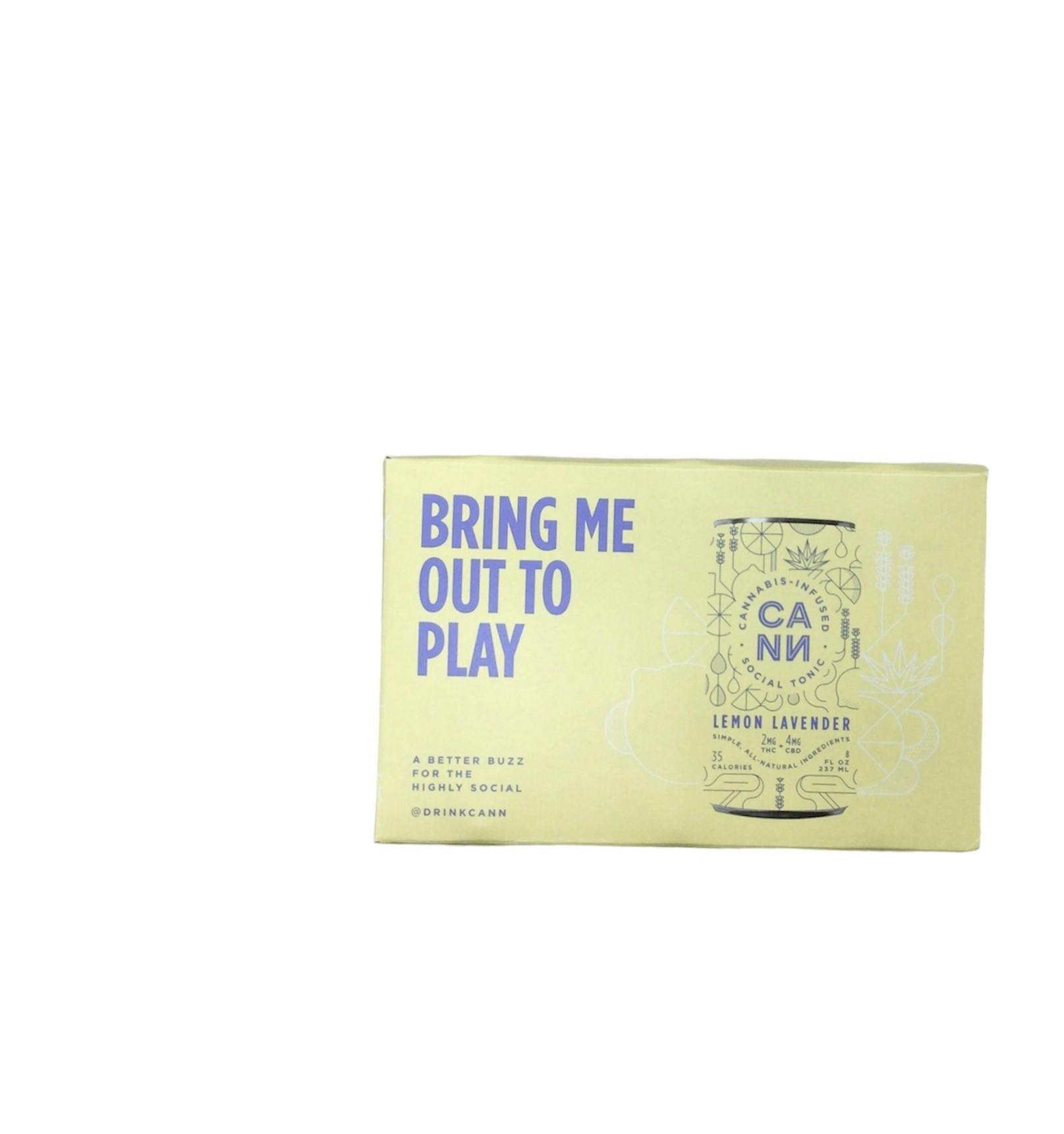 Photograph of product: CANN- Lemon Lavender 6 Pack