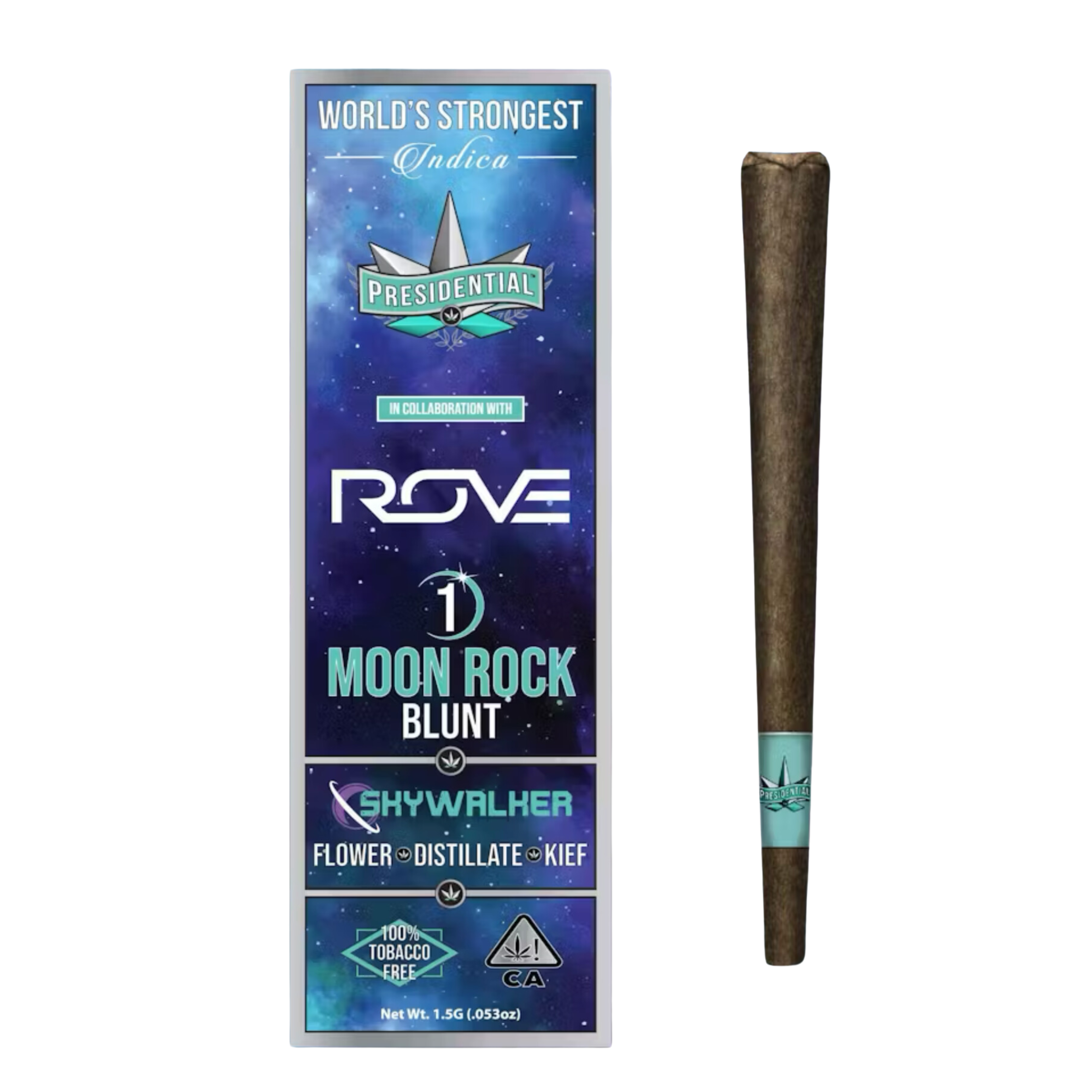 Photograph of product: Presidential x ROVE - Skywalker (Oui'd) Moon Rock Blunt