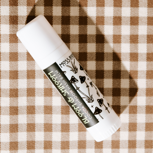 Photograph of product: Moss Rocket Lip Balm