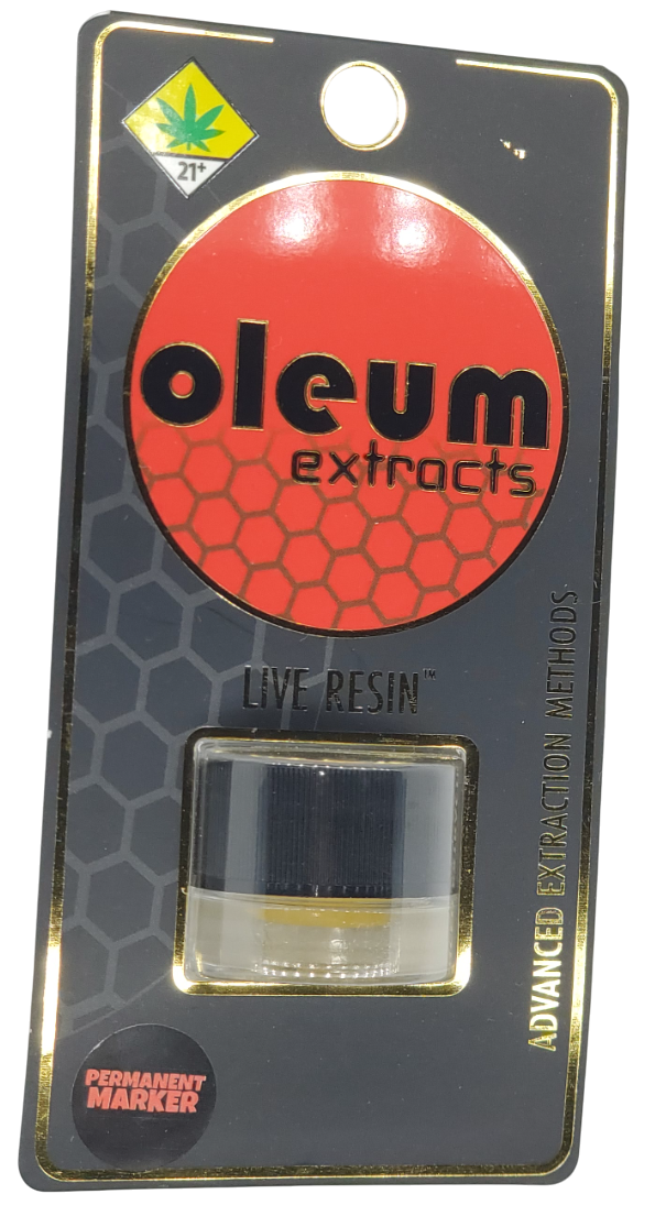 Photograph of product: Oleum CON Permanent Marker LR Hydrocarbon Extract 1g