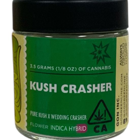 Photograph of product: Greenline - Kush Crasher 3.5g Flower - 