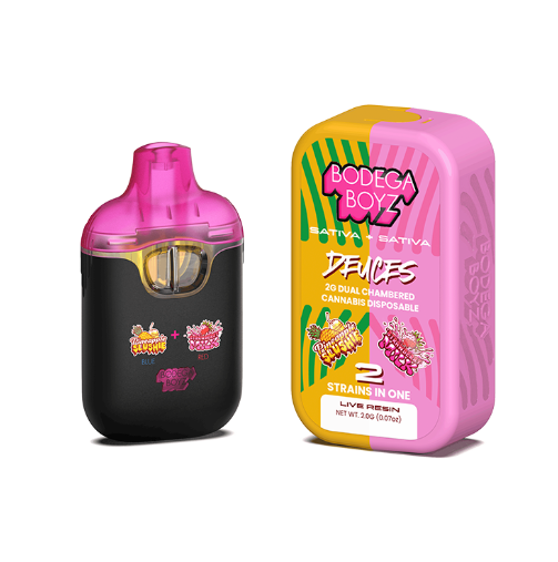 Photograph of product: Bodega Boyz - Pineapple Slushie x Strawberry Milk Disposable Vape - 2g